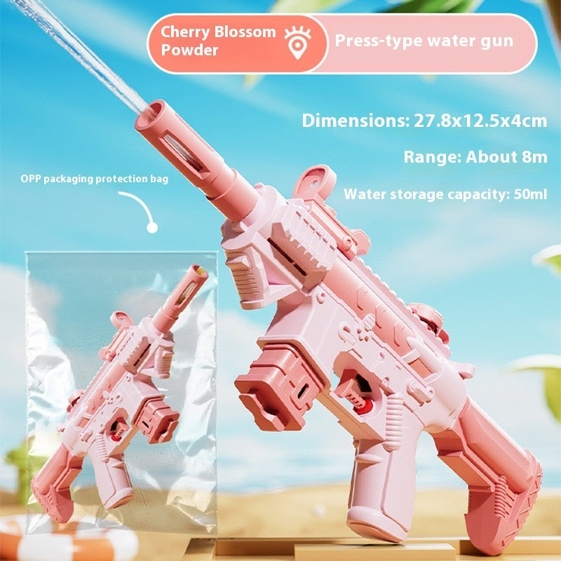 Kids Pull-Back Water Gun Toy – Firework Spray Design