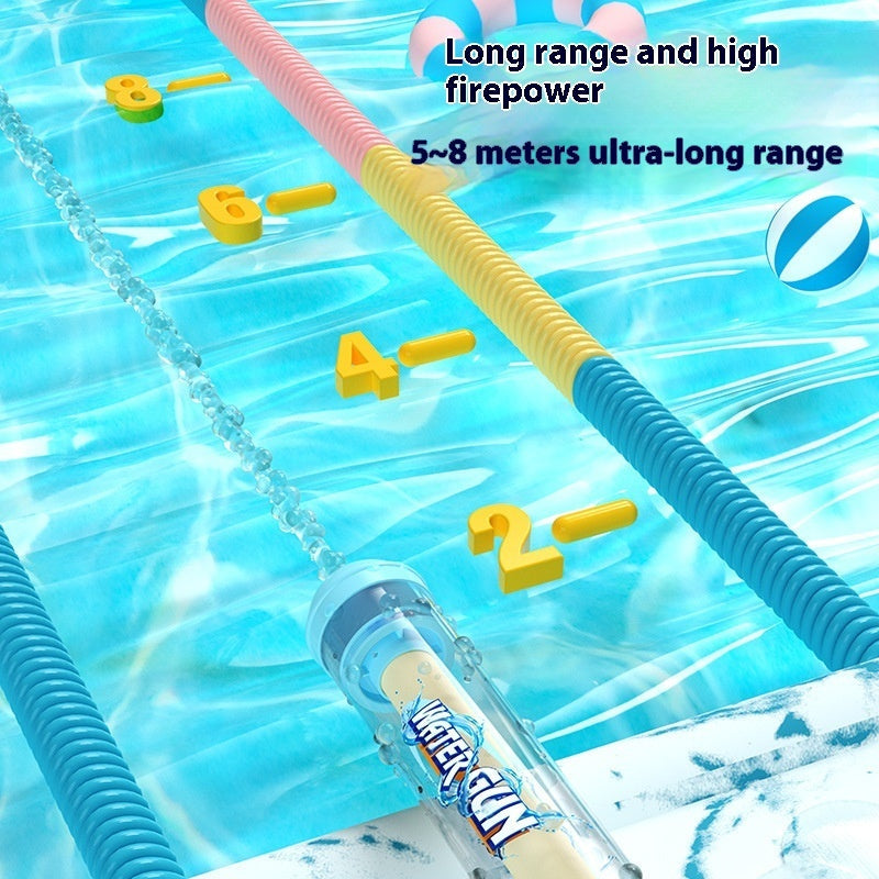 Kids Pull-Back Water Gun Toy – Firework Spray Design