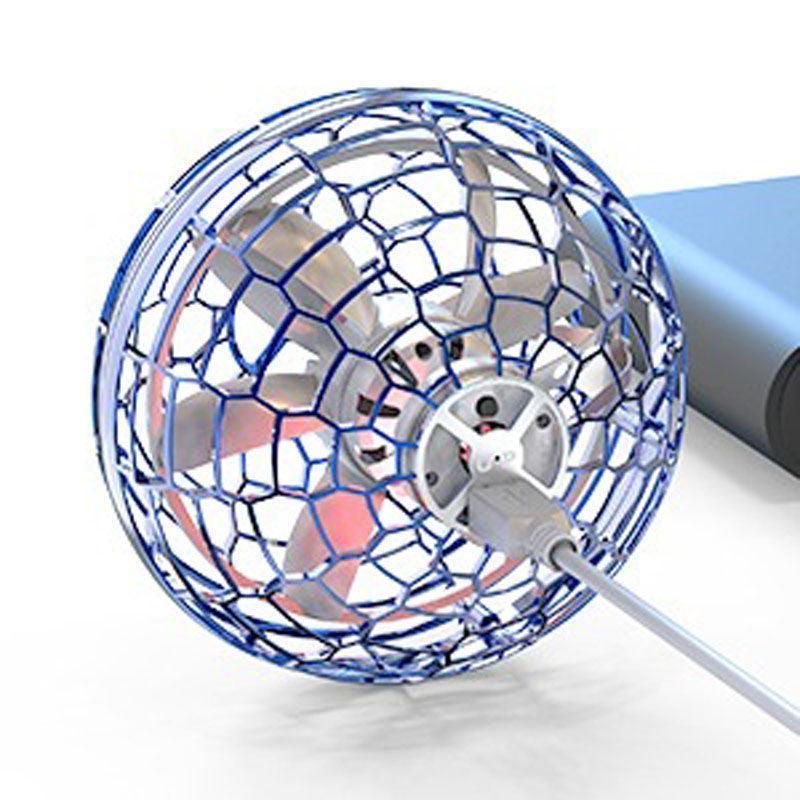 Rechargeable Flying Spinner Orb Toy – LED Mini Drone