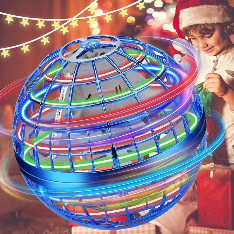 Rechargeable Flying Spinner Orb Toy – LED Mini Drone