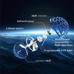 Rechargeable Flying Spinner Orb Toy – LED Mini Drone