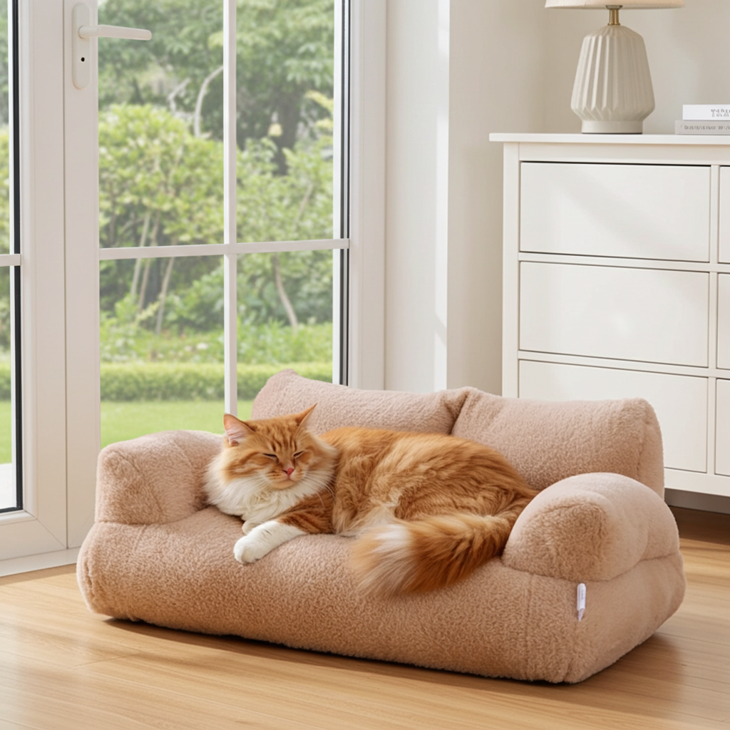 Luxury Plush Cat Bed